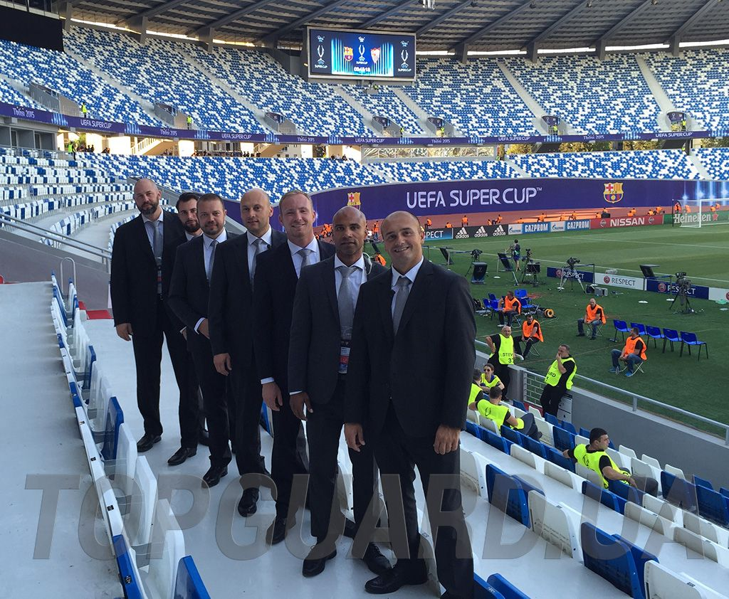 Security services for the UEFA Super Cup match in Tbilisi by TopGuard