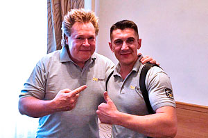 Rick Latham’s visit to Ukraine, personal security and security driver services provided by TopGuard during a music camp