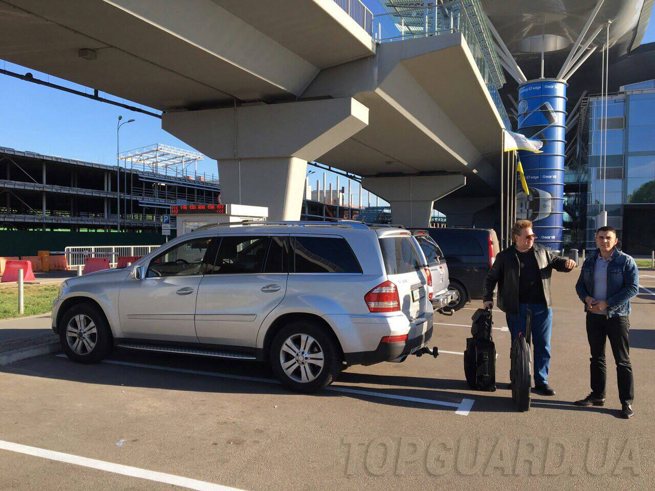 Rick Latham’s visit to Ukraine, security driver service by TopGuard during a music camp