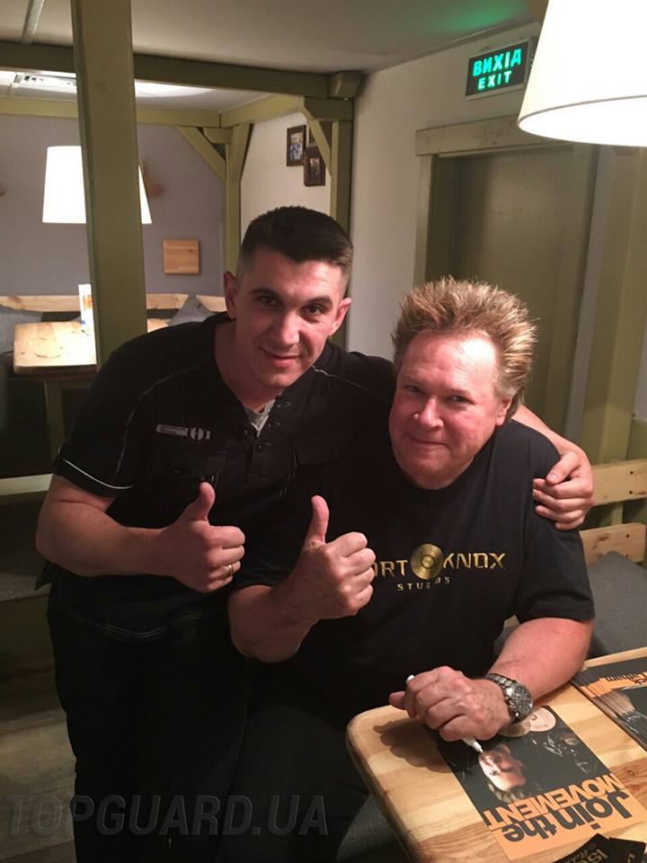 Rick Latham’s visit to Ukraine, security driver service by TopGuard during a music camp