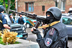 Антитеррористические учения в Киеве