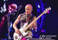 RHCP. Flea on the stage of the concert in Kiev - 2016.