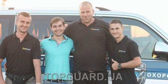 TopGuard and Ukrainian journalist after returning to home.